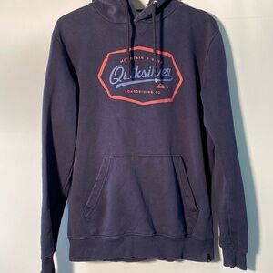 Quicksilver - pull over style hoodie. Size M